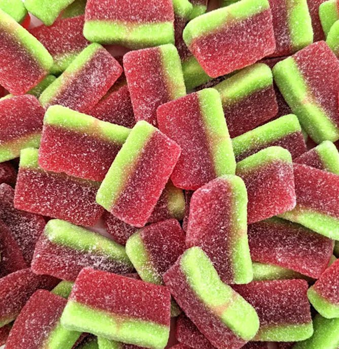 Zure watermeloen slices - Knabbel Koning