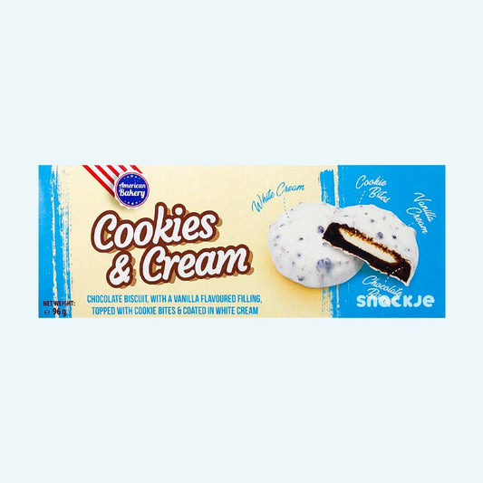 American Bakery Cookies & Cream 96GR - Knabbel Koning
