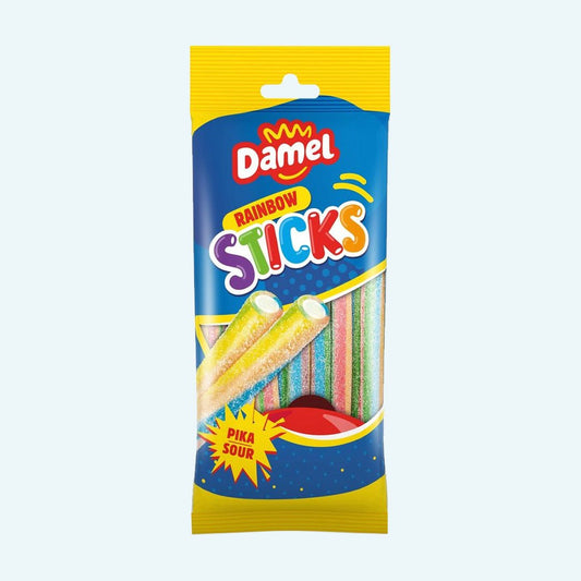 Damel Rainbow Sticks 90GR - Knabbel Koning