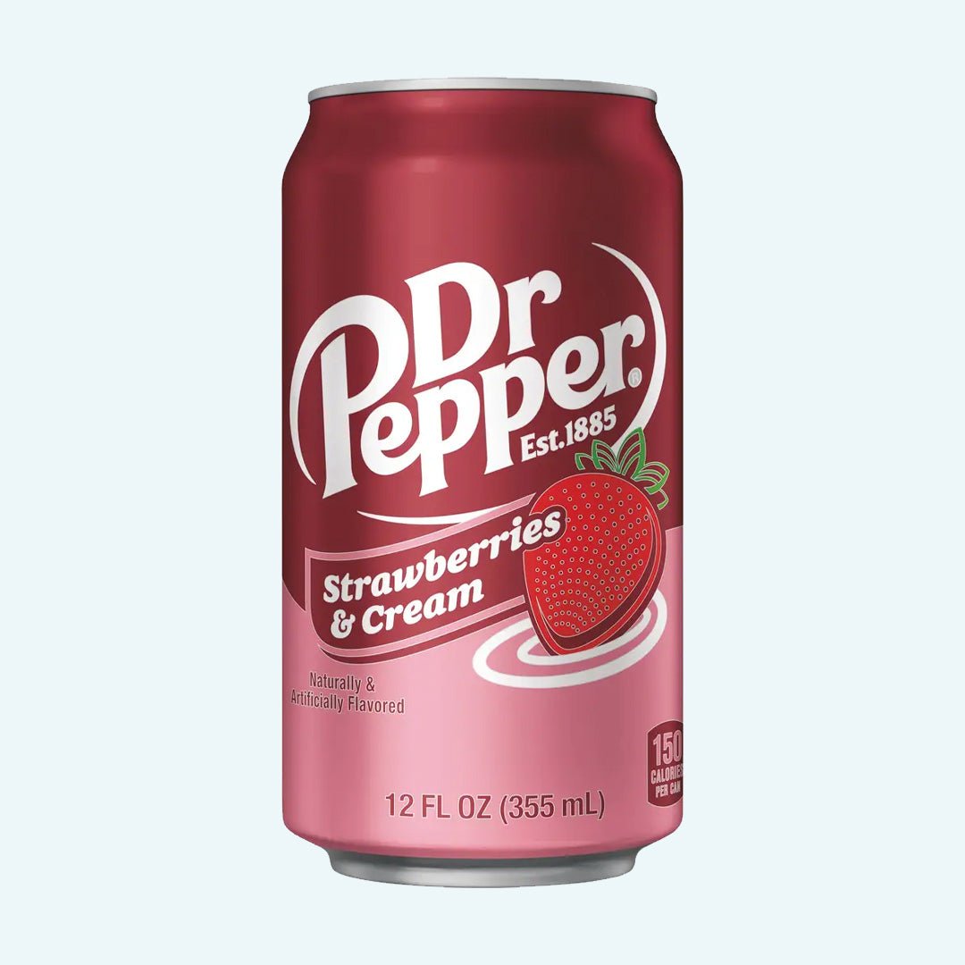 Dr Pepper Strawberry & Cream Soda - Knabbel Koning