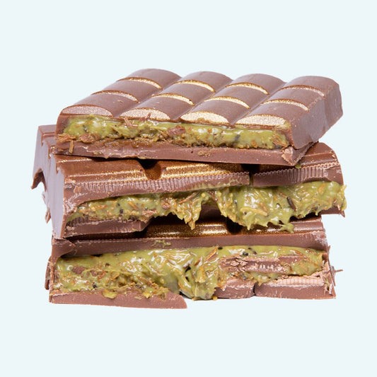 Dubai Chocolade Reep pistache 100GR - Knabbel Koning