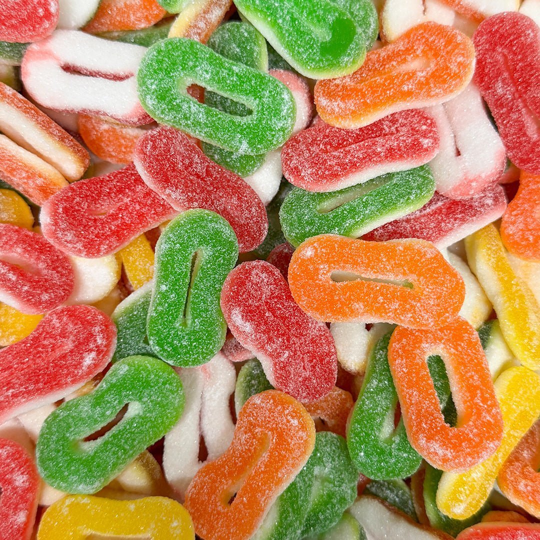 Gesuikerde fruitringen - Knabbel Koning