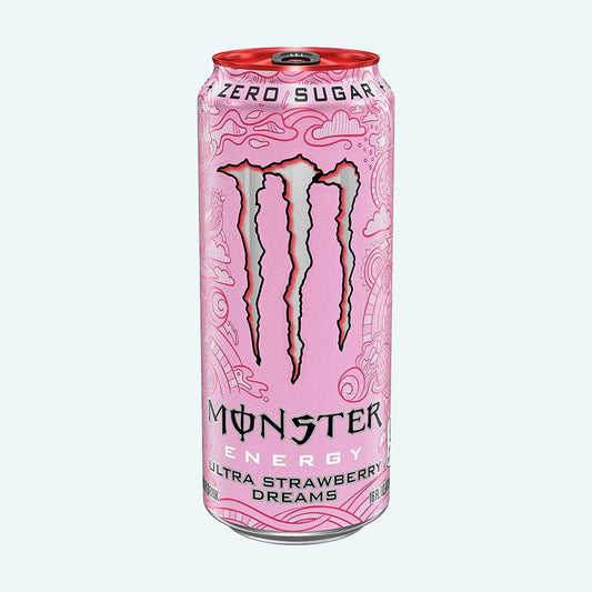Monster Ultra Strawberry Dreams 500ML - Knabbel Koning