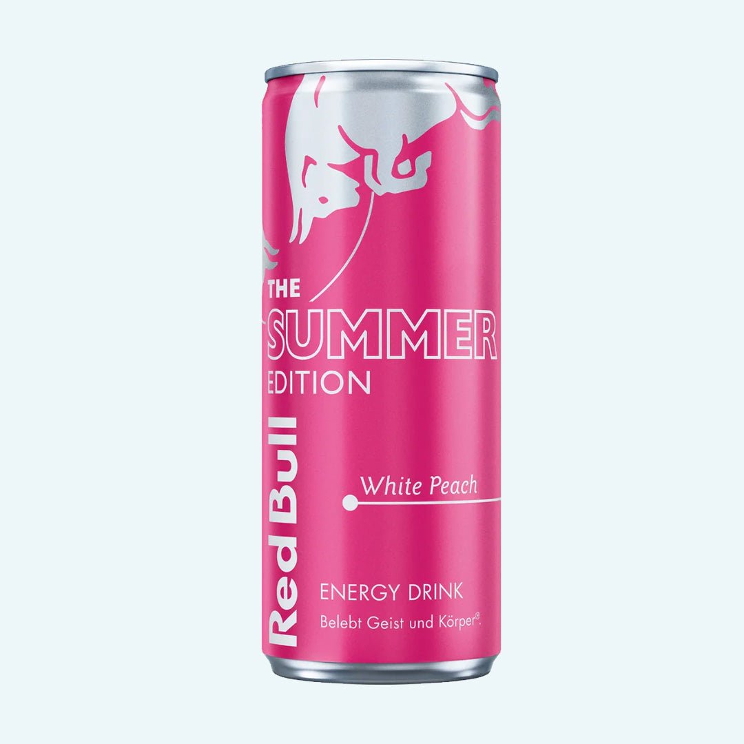 Red Bull The Summer Edition White Peach - Knabbel Koning