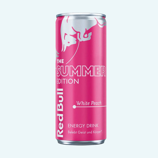 Red Bull The Summer Edition White Peach - Knabbel Koning