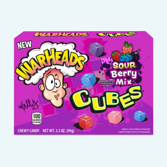 Warheads Cubes Sour Berry Threathe Box - Knabbel Koning